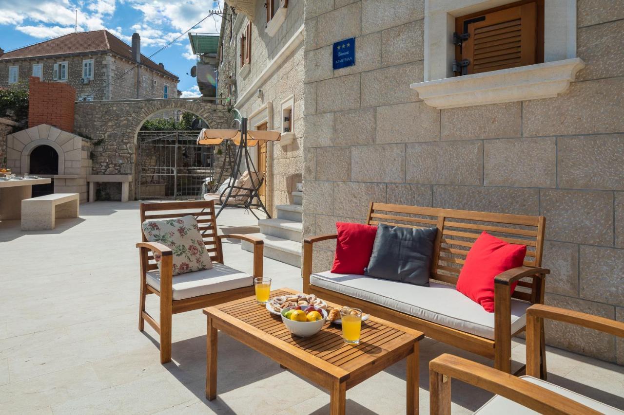Luxury Stone Villa Nevija 2022 Private Villa Milna  Zewnętrze zdjęcie