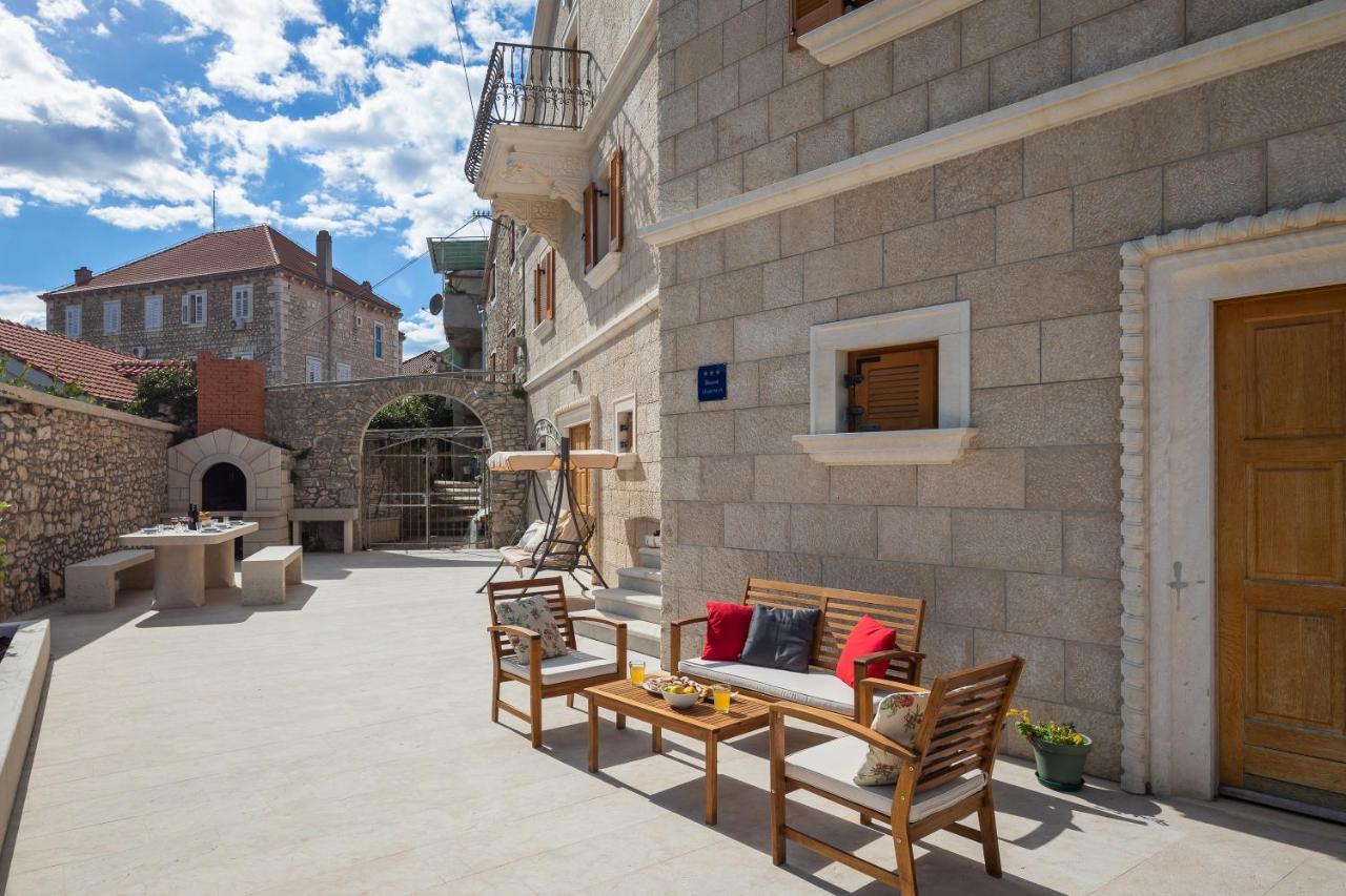 Luxury Stone Villa Nevija 2022 Private Villa Milna  Zewnętrze zdjęcie